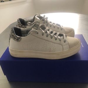 P448 white / grey leopard sneakers
